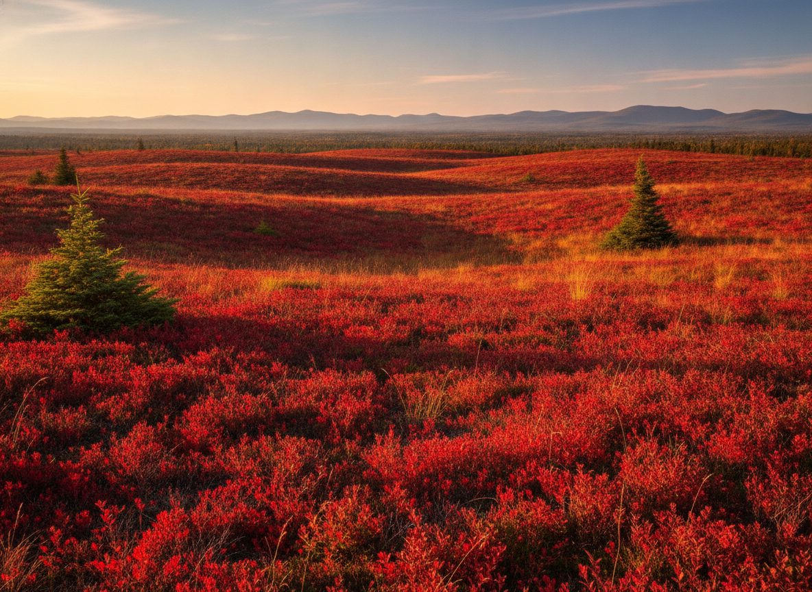 FIG. 01 - THE BARRENS, CRIMSON IN AUTUMN